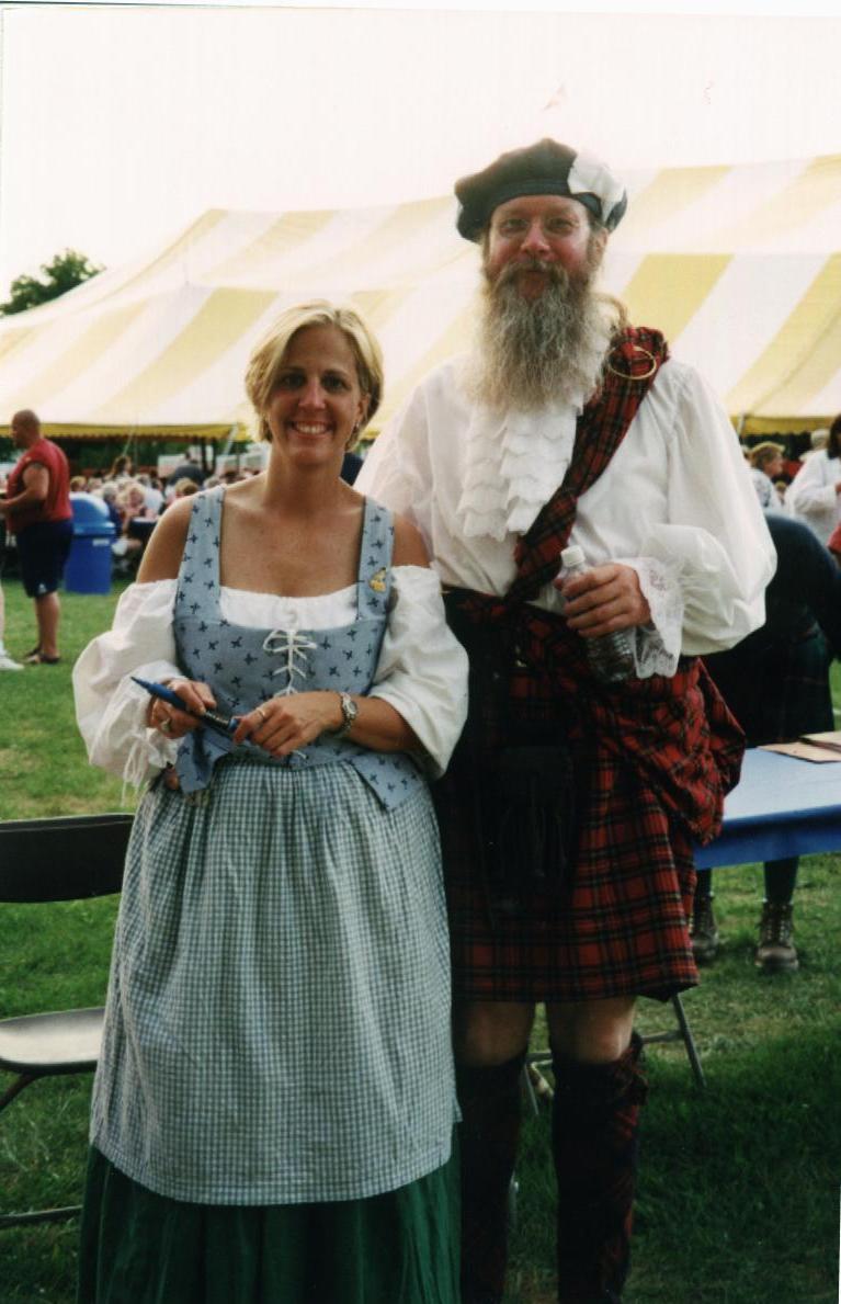 Beth and Russ at Ceilidh