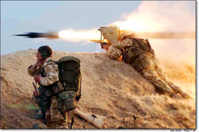 shoulder fired missile