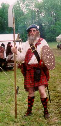 Jacobite at Culloden, jpg (167K).